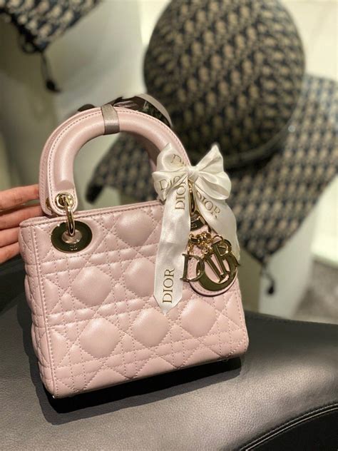 mini lady dior pearl pink|dior mini lotus pearlescent.